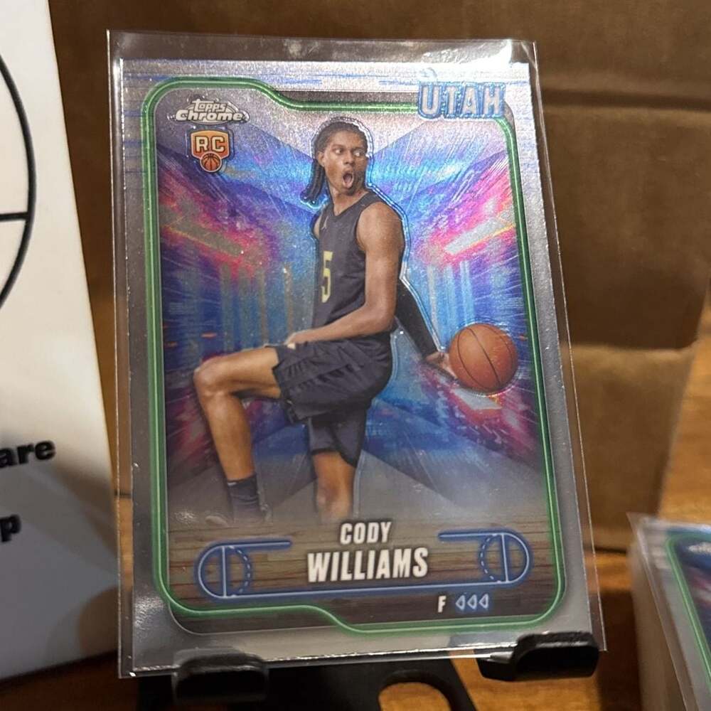 2024-25 Topps Chrome #160 Cody Williams Refractor